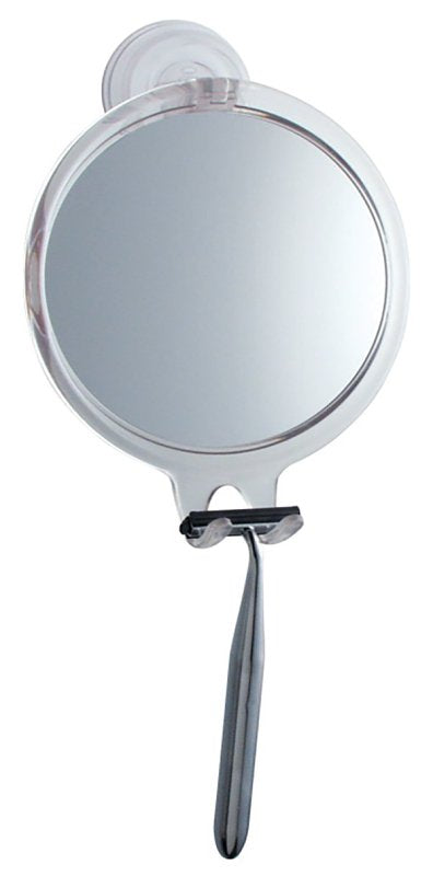 iDESIGN 52120 Fog-Free Mirror, Round, Suction Mounting