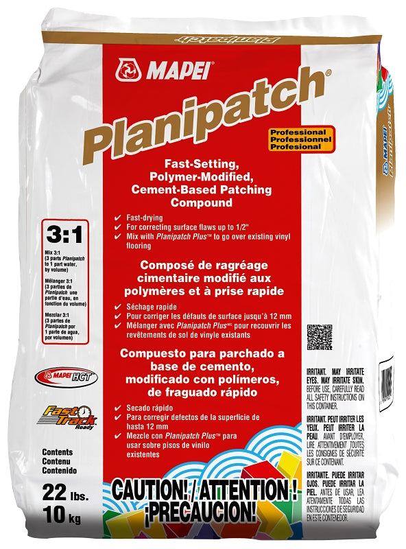 Mapei 10922000 Patching Compound, Gray, 22.7 lb, Bag