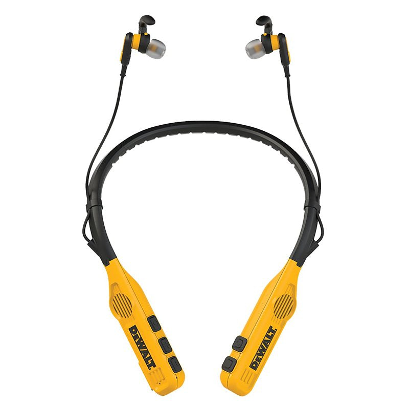 DEWALT 190 2093 DW2 Wireless Headphones, Black/Yellow