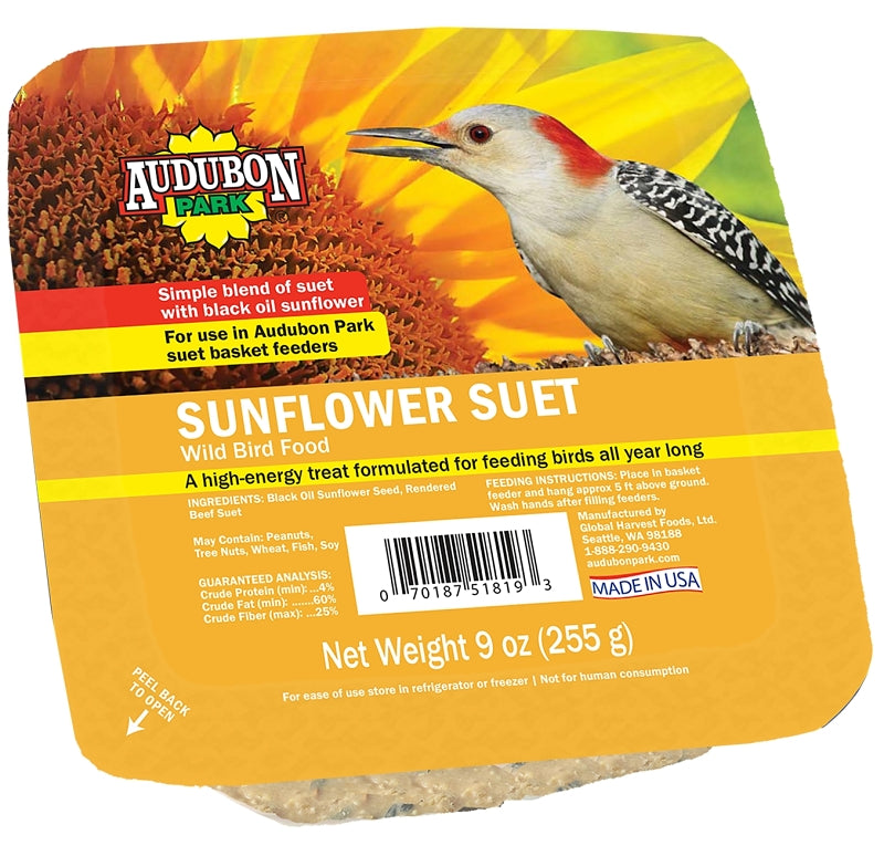 Audubon Park 13067 Sunflower Suet, 9 oz