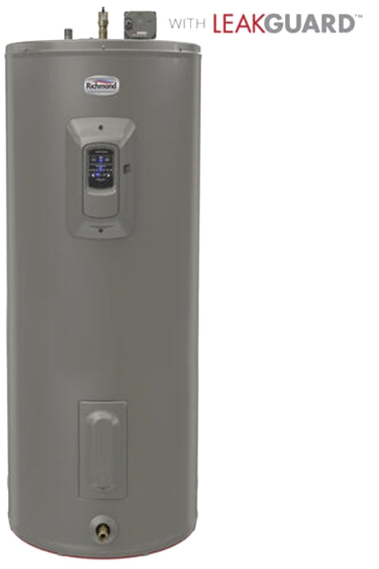 Richmond Encore Series 12EM40-DCS Smart Electric Water Heater with Leakguard, 23 A, 240 VAC, 5500 W, 40 gal Tank