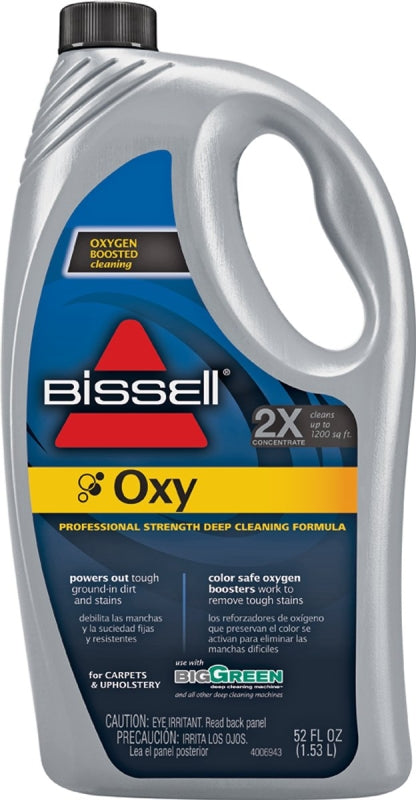 Bissell 85T61 Carpet Cleaner, 52 oz, Bottle, Liquid, Characteristic, Pale Yellow