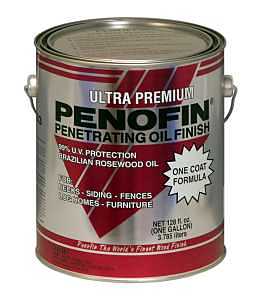 Penofin F3MMBGA Wood Stain, Oil, Transparent Mission Brown, Liquid, 1 gal, Can