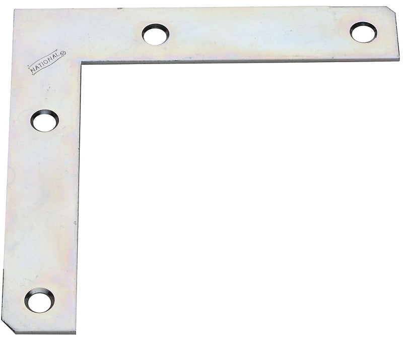 National Hardware 117BC Series N234-955 Corner Brace, 5 in L, 7/8 in W, 4.87 in H, Steel, Zinc, 0.07 Thick Material