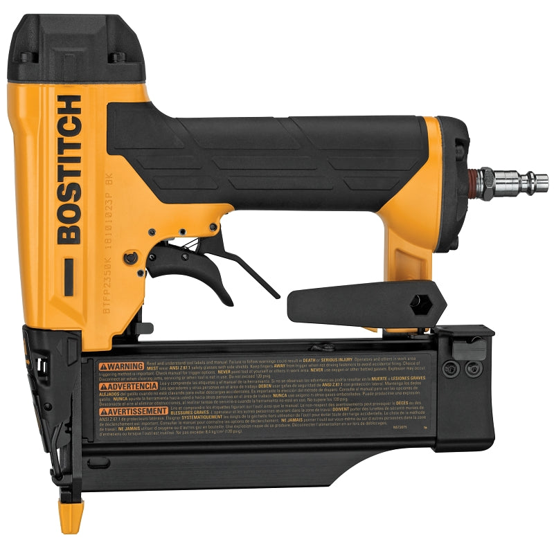 Bostitch BTFP2350K Pin Nailer, 135 Magazine, Straight Collation, 5/8 to 2 in L Fastener