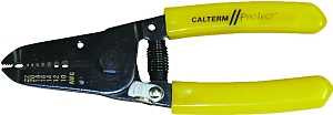 Calterm 66212 Wire Stripper, 10 to 22 AWG Wire, 10 to 22 AWG Solid, 12 to 24 AWG Stranded Stripping, Cushion Grip Handle