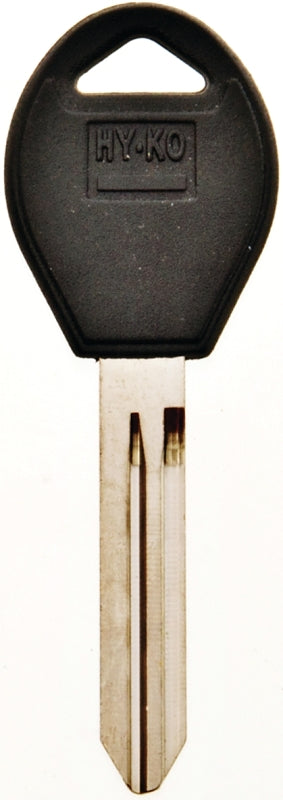Hy-Ko 12005DA34 Automotive Key Blank, Brass/Plastic, Nickel, For: Nissan Vehicle Locks
