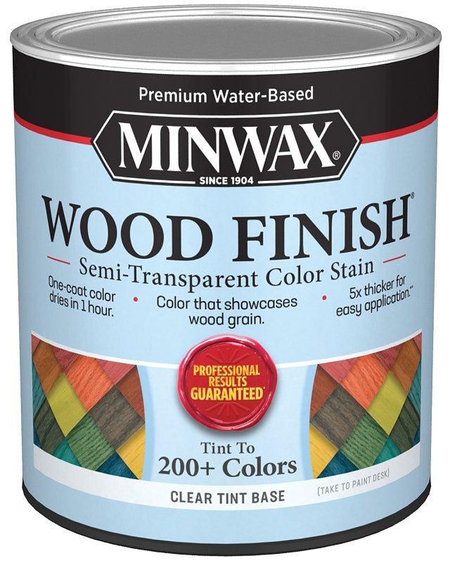 Minwax 117200000 Wood Stain, Semi-Transparent, Clear Tint, Liquid, 32 fl-oz