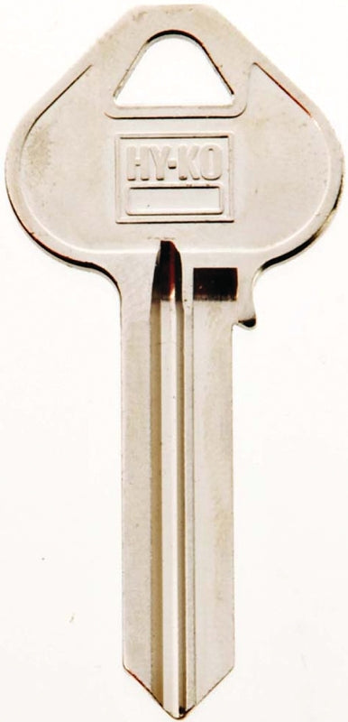 Hy-Ko 11010RU16 Key Blank, Brass, Nickel, For: Russwin and Corbin Cabinet, House Locks and Padlocks