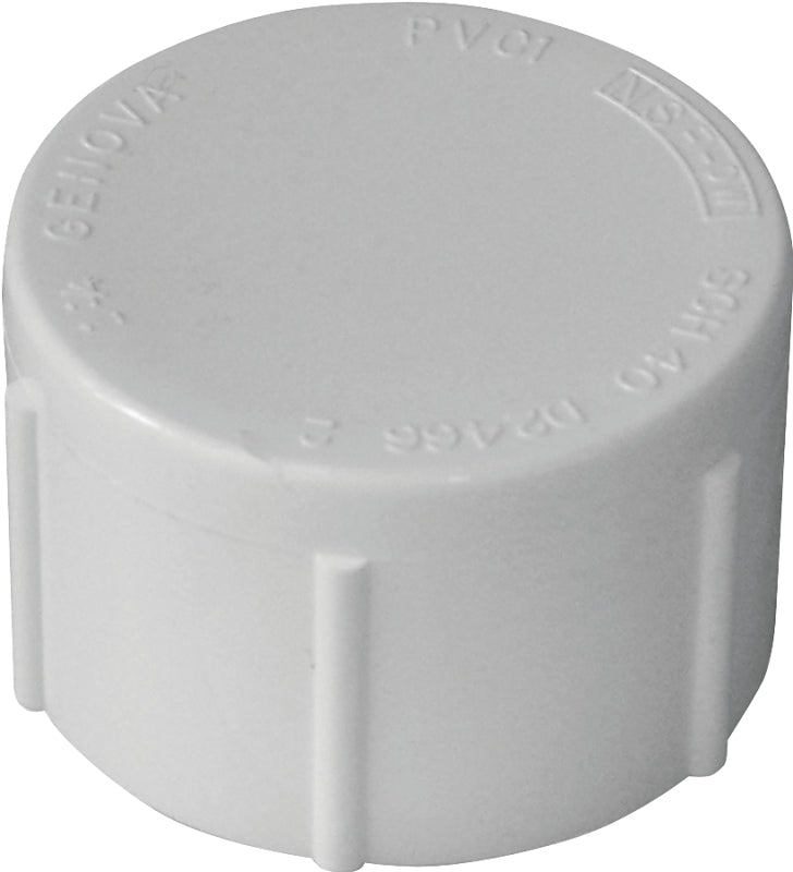 IPEX 435424 Pipe Cap, 3/4 in, FPT, White, SCH 40 Schedule, 150 psi Pressure