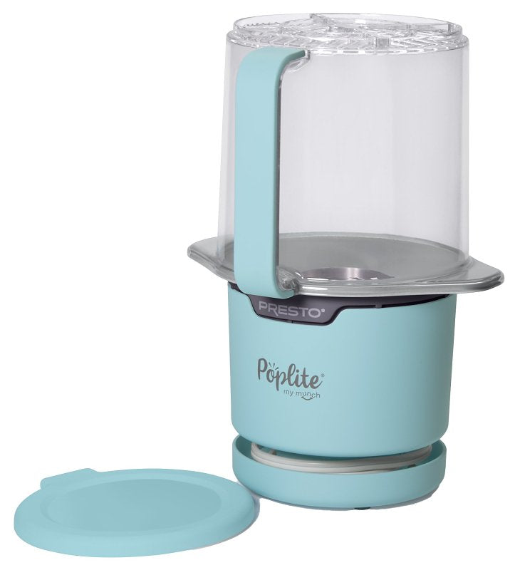 Presto PopLite My Munch 04811 Hot Air Popper, 4 oz Kernel, 970 W, Teal
