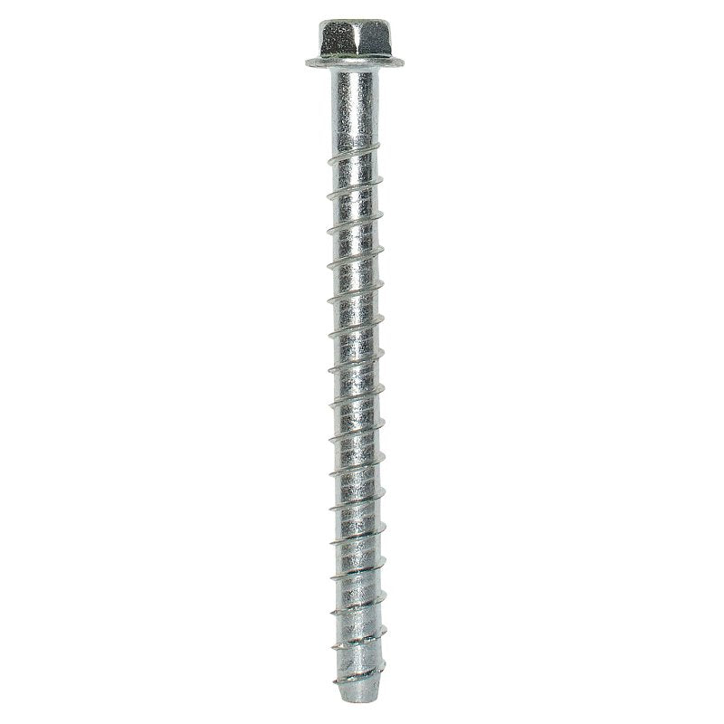 Simpson Strong-Tie Titen HD THD37500HF1 Heavy-Duty Screw Anchor, 3/8 in Dia, 5 in L, Carbon Steel, Zinc