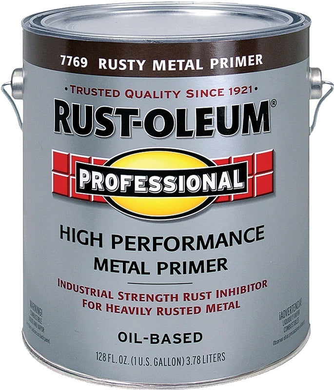 Rust-Oleum 242252 Primer, Flat, Red, 1 gal, Pail