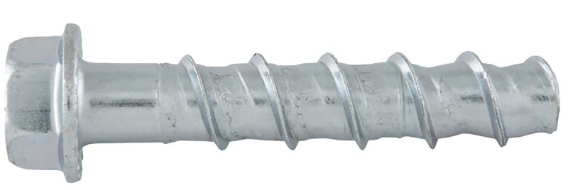 DeWALT Screw-Bolt+ PFM1411380 Screw Anchor, 1/2 in Dia, 3 in L, Carbon Steel, Zinc