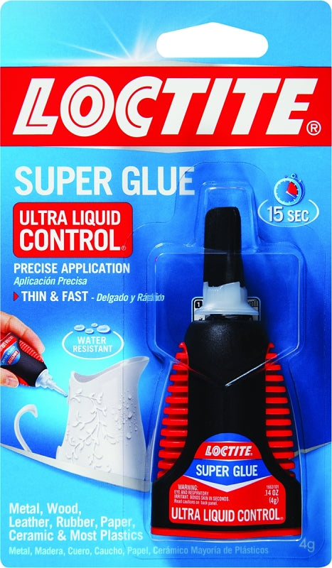 Loctite 1647358 Ultra Gel Super Glue, Liquid, Irritating, Transparent, 4 g Bottle