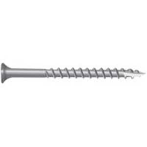 Camo 0348150S Deck Screw, #10 Thread, 2-1/2 in L, Bugle Head, Star Drive, Type 17 Slash Point, Stainless Steel, 100/PK