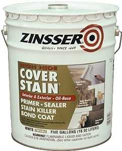 Zinsser 3550 Primer, Matte, White, 5 gal