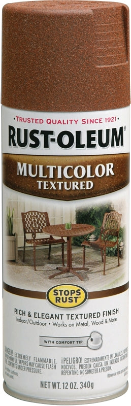 Rust-Oleum 239122 Spray Paint Textures, Textured, Rustic Umber, 12 oz, Can