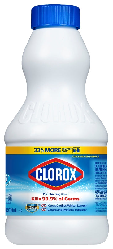 Clorox 32251 Regular Bleach, 24 oz, Liquid, Bleach