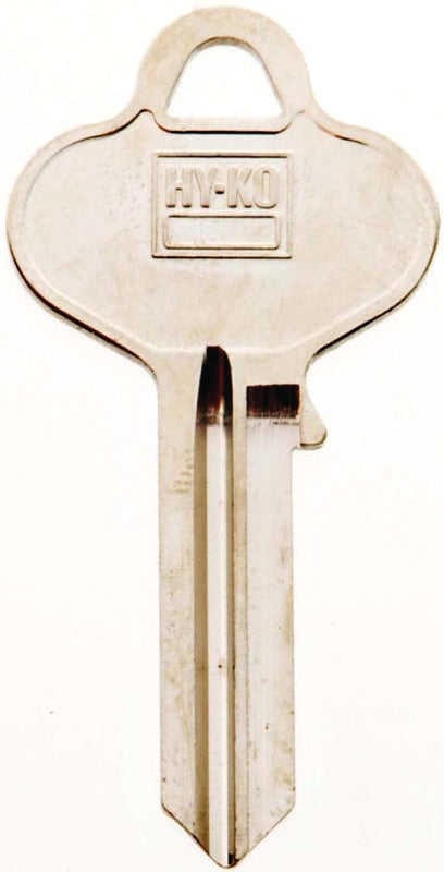 Hy-Ko 11010RU4 Key Blank, Brass, Nickel, For: Russwin and Corbin Cabinet, House Locks and Padlocks