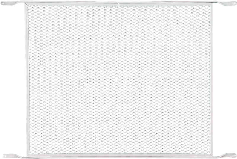 M-D 33365 Door Grill, 20.38 in W, 34-1/4 in H, Aluminum