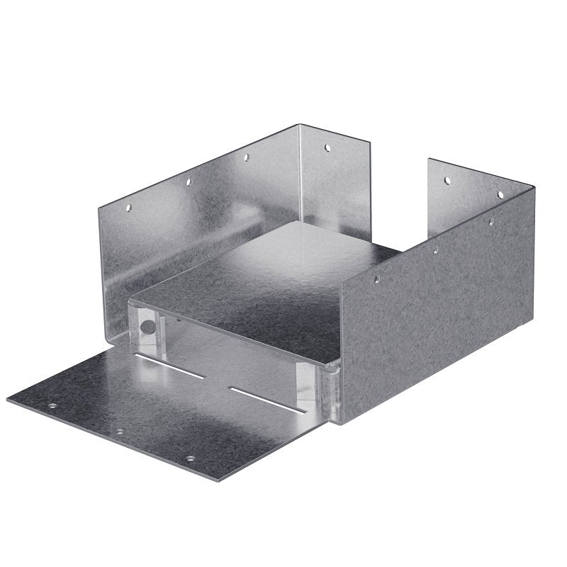 Simpson Strong-Tie ABW ABW66RZ Post Base, 6 x 6 in Post, 12 ga Gauge, Steel, ZMAX