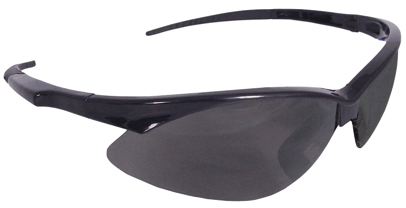 Radians AP1-20-GF12 Safety Glasses, Hard-Coated Lens, Black Frame