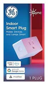 GE 93131804 Cync Indoor Smart Plug, 15 A, Wi-Fi, White