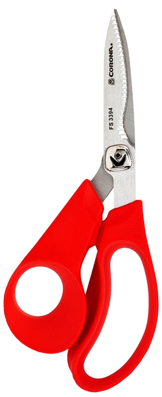 CORONA FS4000/FS3394 Garden Scissors, Stainless Steel Blade, Resharpenable Blade, Ergonomic Handle, 8 in OAL