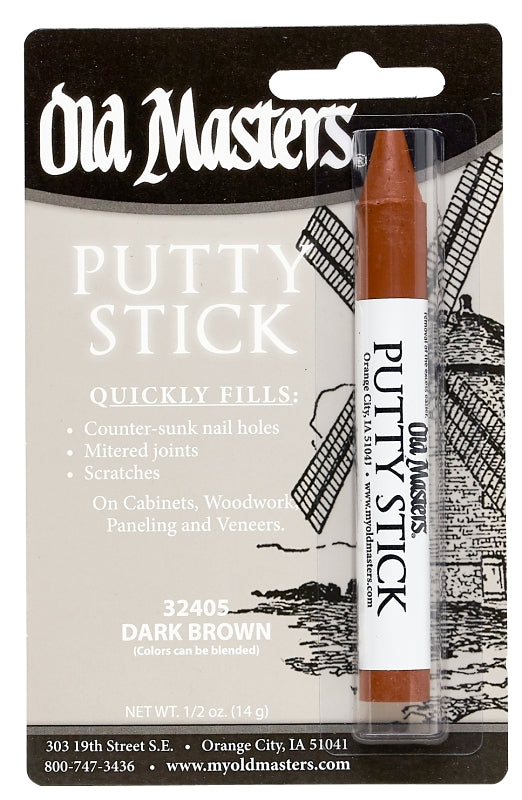 32405 STICK PUTTY DK BROWN 1/2