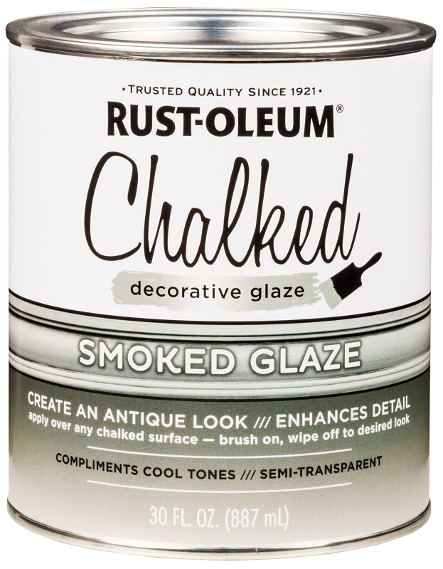 Rust-Oleum 315883 Chalk Spray Paint, Satin Chalky, Smoked, 30 oz