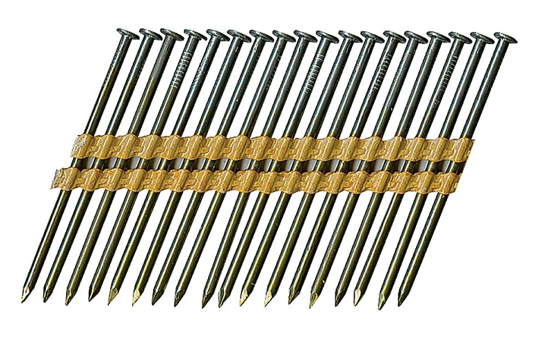 ProFIT 0616171 Framing Nail, 3 in L, 11 Gauge, Steel, Bright, Round Head, Smooth Shank, 4000/PK