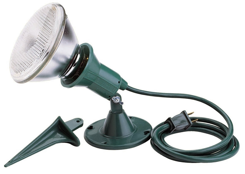 PowerZone ORFL10506 Flood Light Kit, Plastic, Green, For: Outdoor