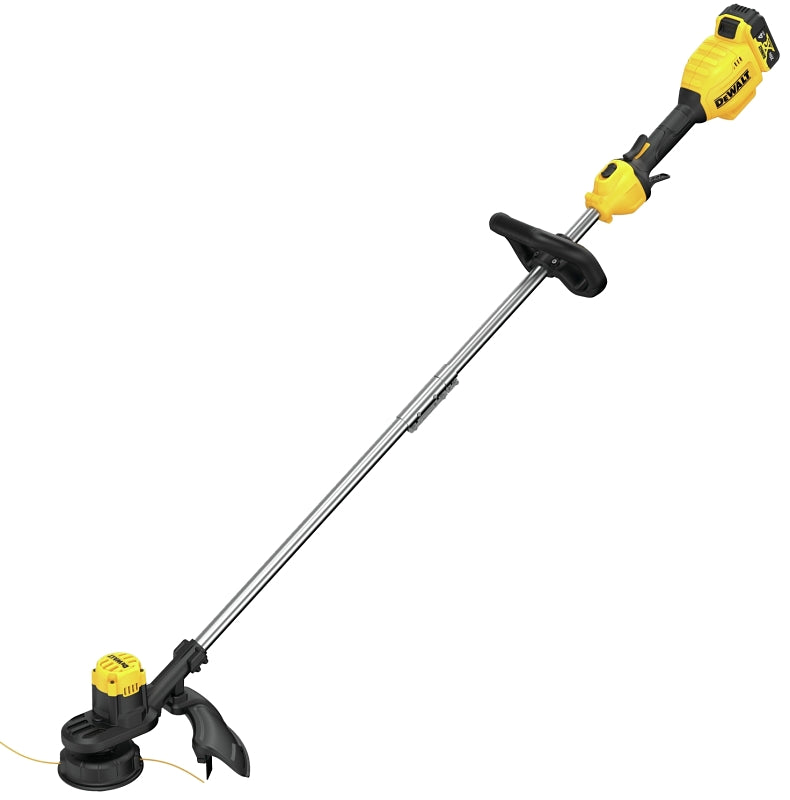 DeWALT DCST925M1 Cordless String Trimmer, Battery Included, 4 Ah, 20 V, Lithium-Ion, 0.08 in Dia Line, 38 in L Shaft