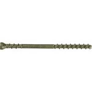 Camo 345139 Deck Screw, #7 Thread, 2-3/8 in L, Trim Head, Star Drive, Carbon Steel, ProTech-Coated, 1750/PK