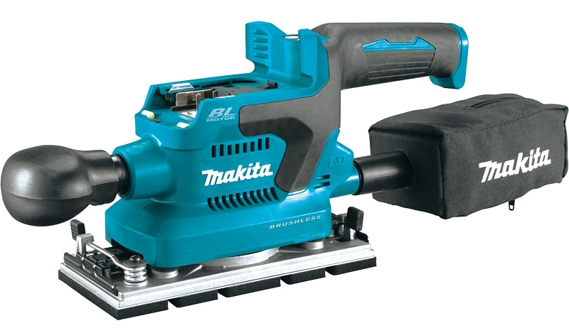 Makita LXT Series XOB03Z Brushless Finishing Sander, Tool Only, 18 V, 1/3 Sheet