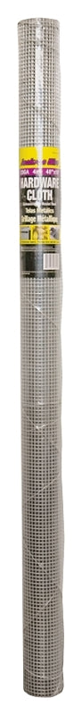 Jackson Wire 11 05 17 13 Hardware Cloth, 10 ft L, 48 in W, 23 Gauge, 1/4 x 1/4 in Mesh, Galvanized