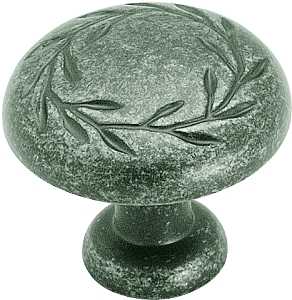 Amerock BP1581WID Cabinet Knob, 1-1/16 in Projection, Zinc, Wrought Iron Dark