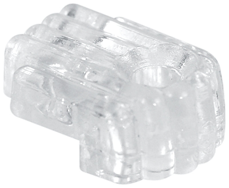 Prime-Line U9002 Mirror Clip, Acrylic, Clear, 6/PK