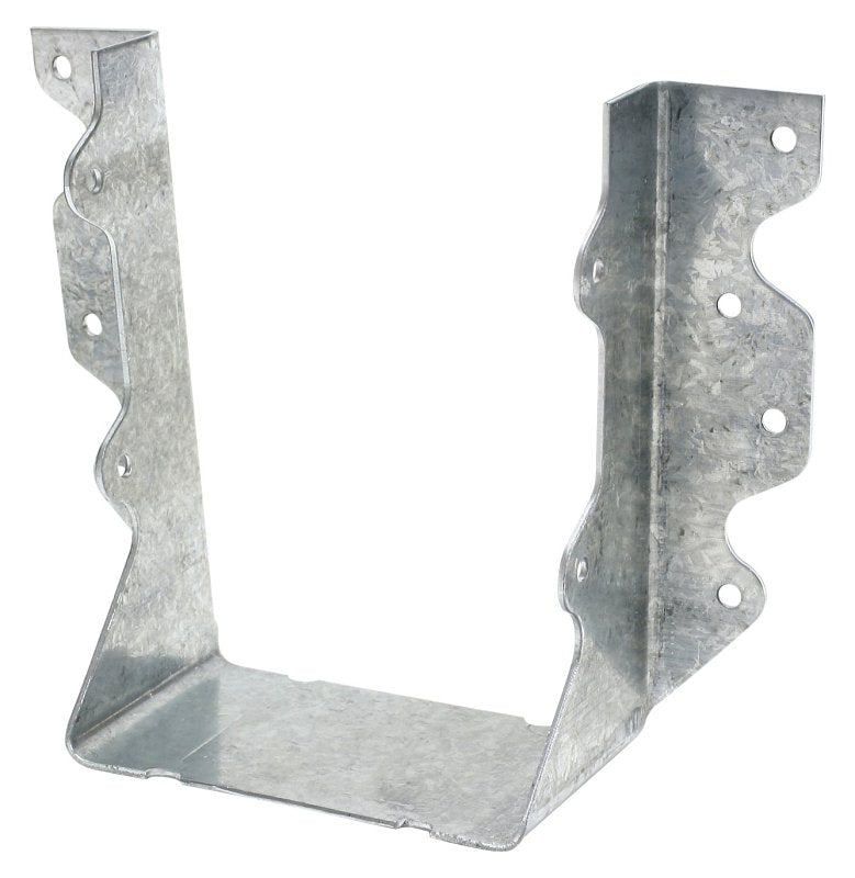 Simpson Strong-Tie U U46 Joist Hanger, 4-7/8 in H, 2 in D, 3-9/16 in W, Steel, Galvanized/Zinc, Face Mounting