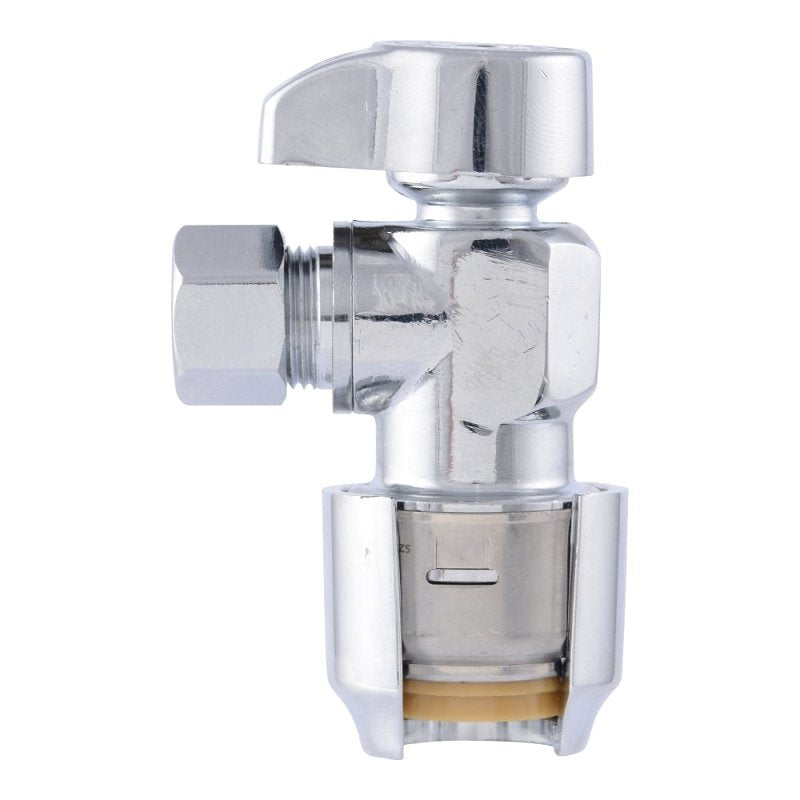 SharkBite Max UR23036 Ball Valve, 1/2 x 3/8 in Connection, Push-to-Connect x Compression, 125 psi Pressure