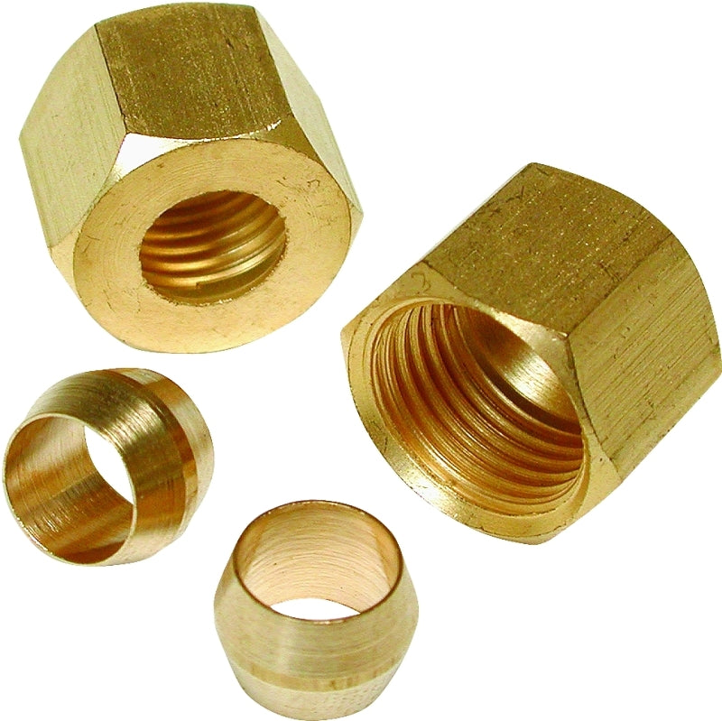 Dial 9311 Compression Sleeve and Nut, Brass, For: Evaporative Cooler Purge Systems