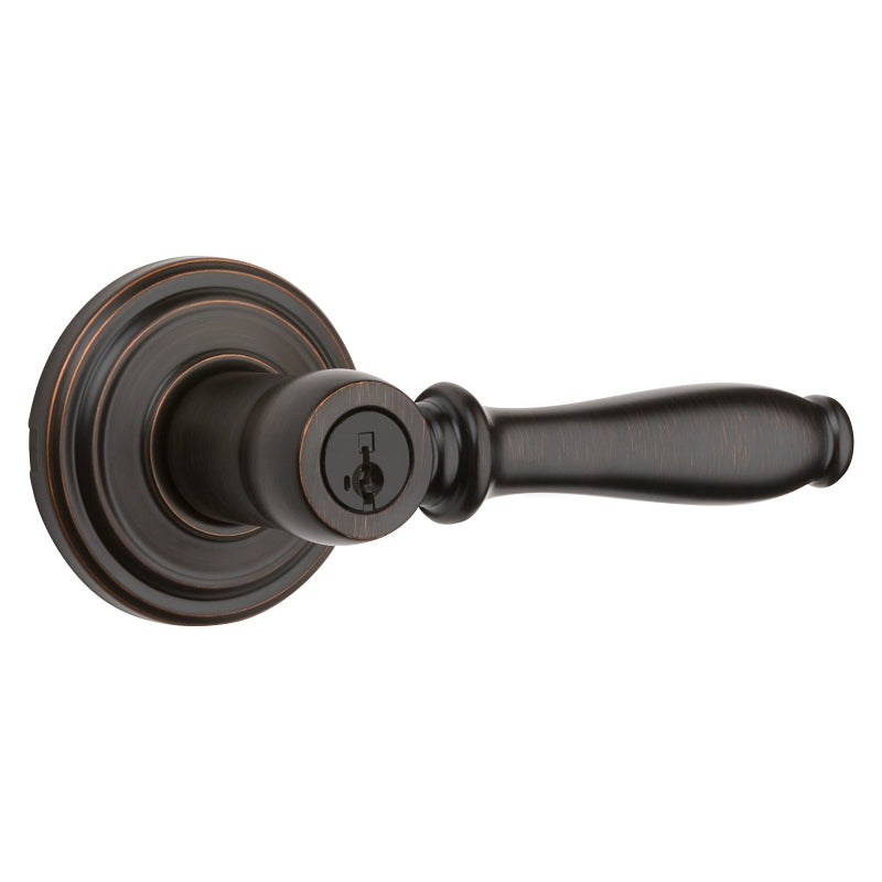 Kwikset Signature Series 740ADL 11P SMT Entry Lever, Thumbturn Lock, Venetian Bronze, Knob Handle, Metal, Residential