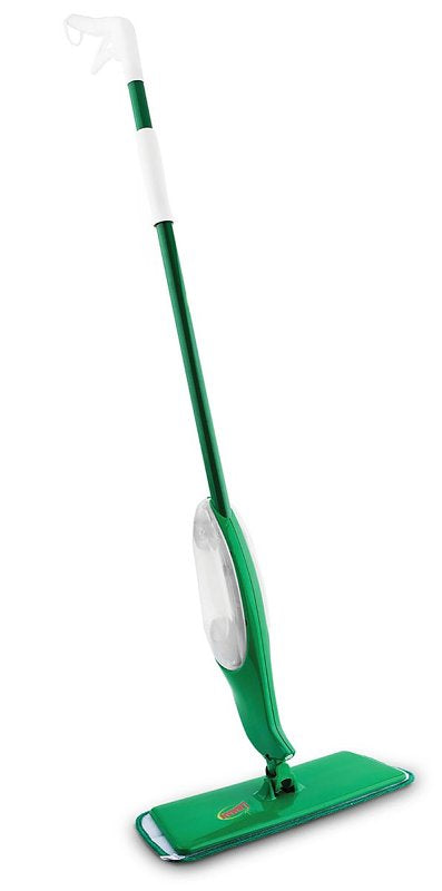 Libman Freedom Series 4002 Spray Mop, 18 oz Bottle, Microfiber Mop Head, Green Mop Head, 49 in L