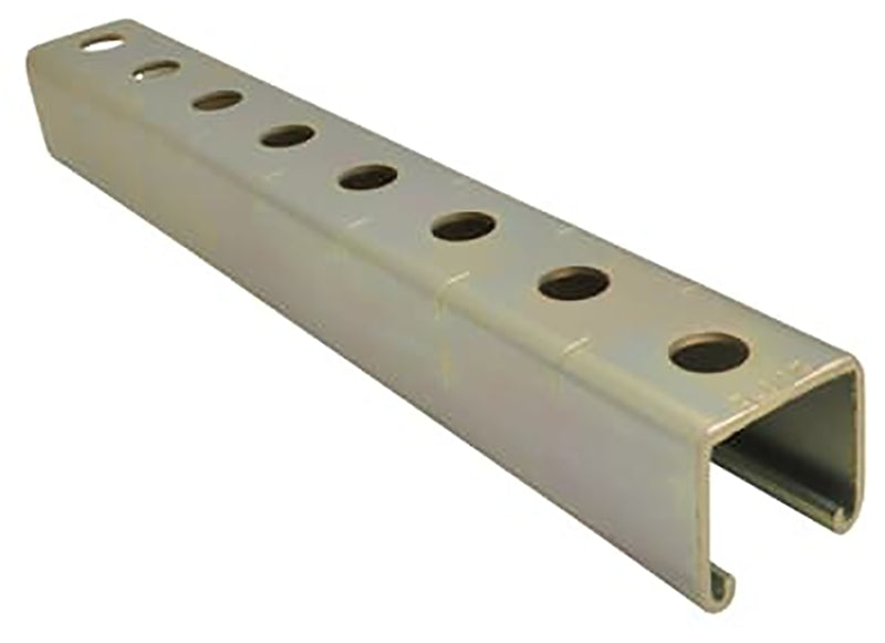 SuperStrut B1400 B1400P 10GR Punched Channel, Steel, Green, Urethane-Coated