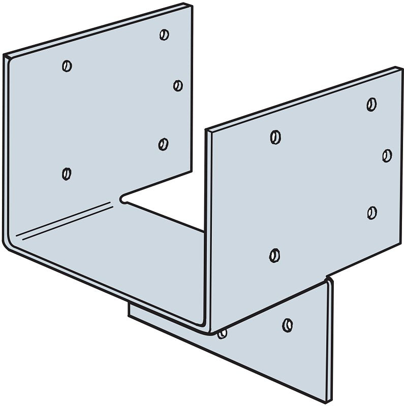 Simpson Strong-Tie HH HH4 Header Hanger, 2-13/16 in H, 3-1/2 in W, Steel, Galvanized