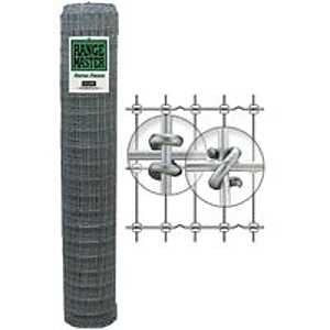 Rangemaster 6793 Horse Fence, 100 ft L, 60 in H, 12.5 ga Gauge, Galvanized