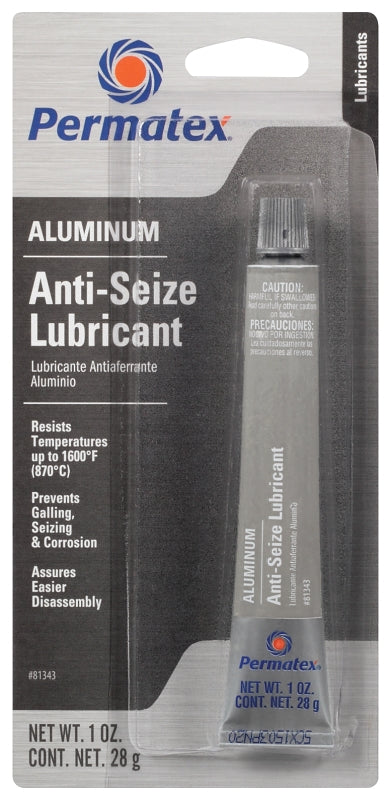 Permatex 81343 Anti-Seize Lubricant, 1 oz Tube, Paste