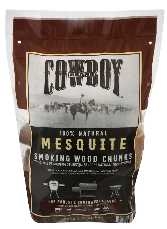 Cowboy 52230 Smoking Chunk, 15 in L, Wood, 350 cu-in