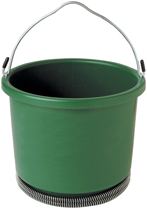 Farm Innovators HB-60 Heated Bucket, Plastic, Green